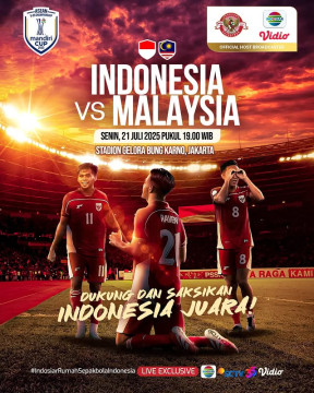 Indonesia U-23 vs Malaysia U-23. (Instagram @sport.indosiar)